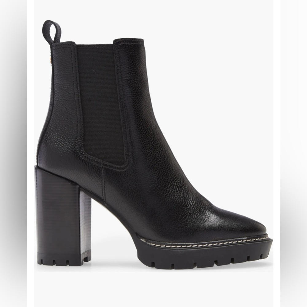 Tory Burch Carson Lug Sole high heel ankle boot